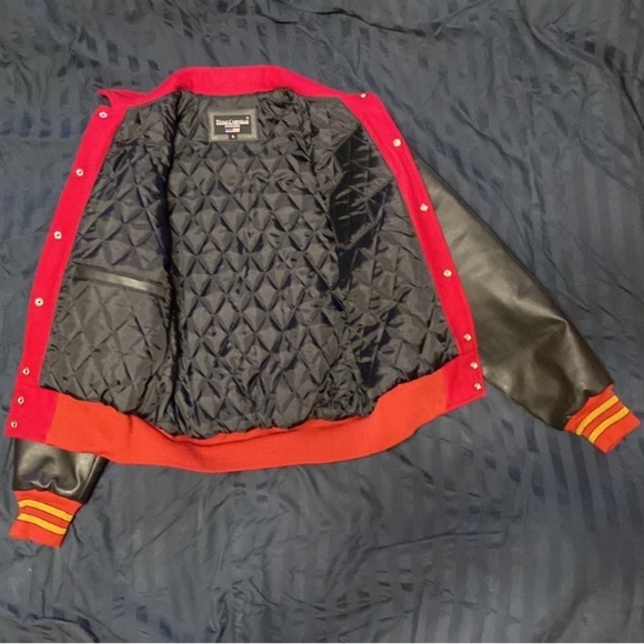 NEW- LettermanJacket(patch removable).Never worn.  NWOT - Picture 3 of 5